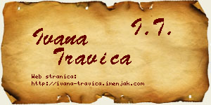 Ivana Travica vizit kartica
